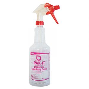 Empty Color-Coded Trigger-Spray Bottle, 32 oz, for Deodorizer - Superberry Scent