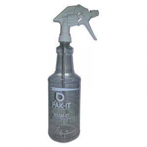 Empty Color-Coded Trigger-Spray Bottle, 32 oz, for Waterless Vehicle Wash