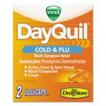 Severe Cold & Flu Caplets, Daytime, Refill Pack, 2 Caplets/Packet, 20 Packs/Box