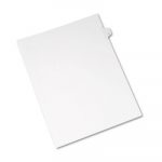 Preprinted Legal Exhibit Side Tab Index Dividers, Allstate Style, 26-Tab, E, 11 x 8.5, White, 25/Pack