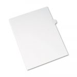 Preprinted Legal Exhibit Side Tab Index Dividers, Allstate Style, 26-Tab, I, 11 x 8.5, White, 25/Pack