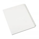 Preprinted Legal Exhibit Side Tab Index Dividers, Allstate Style, 25-Tab, 176 to 200, 11 x 8.5, White, 1 Set