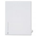 Preprinted Legal Exhibit Side Tab Index Dividers, Allstate Style, 10-Tab, 3, 11 x 8.5, White, 25/Pack