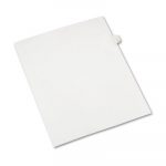 Preprinted Legal Exhibit Side Tab Index Dividers, Allstate Style, 10-Tab, 7, 11 x 8.5, White, 25/Pack