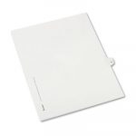 Preprinted Legal Exhibit Side Tab Index Dividers, Allstate Style, 10-Tab, 10, 11 x 8.5, White, 25/Pack
