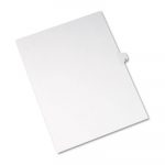 Preprinted Legal Exhibit Side Tab Index Dividers, Allstate Style, 10-Tab, 12, 11 x 8.5, White, 25/Pack