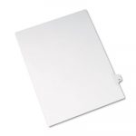 Preprinted Legal Exhibit Side Tab Index Dividers, Allstate Style, 10-Tab, 21, 11 x 8.5, White, 25/Pack