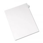 Preprinted Legal Exhibit Side Tab Index Dividers, Allstate Style, 10-Tab, 28, 11 x 8.5, White, 25/Pack