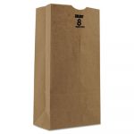 Grocery Paper Bags, 6.13" x 12.44", Kraft, 500 Bags