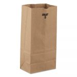 Grocery Paper Bags, 5.25" x 10.94", Kraft, 3,000 Bags