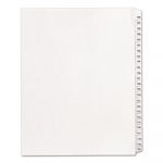 Preprinted Legal Exhibit Side Tab Index Dividers, Allstate Style, 25-Tab, 126 to 150, 11 x 8.5, White, 1 Set