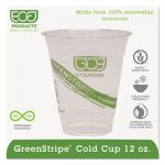 GreenStripe Renewable & Compostable Cold Cups - 12oz., 50/PK, 20 PK/CT