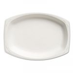 Celebrity Foam Platters, 7 x 9, White, 125/Pack, 4 Packs/Carton
