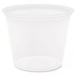 Conex Complement Portion Cups, 5 1/2 oz., Translucent, 125/Bag