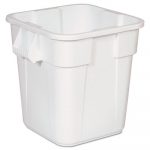 Brute Square Containers, 28 gal, White