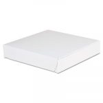 Lock-Corner Pizza Boxes, 8 x 8 x 1 1/2, White, 100/Carton