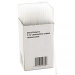 Unwrapped Jumbo Straws, 7 3/4", Translucent, 225/Pack, 50 Packs/Carton