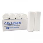 High-Density Commercial Can Liners, 7 gal, 6 microns, 20" x 22", Clear, 2,000/Carton