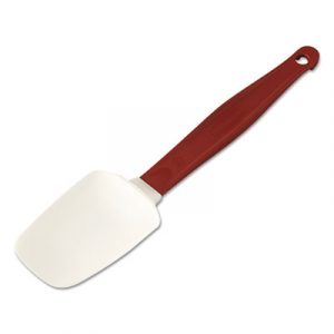High Heat Scraper Spoon, Red w/White Blade, 9-1/2"
