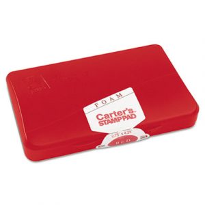 Foam Stamp Pad, 4 1/4 x 2 3/4, Red