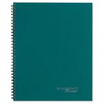 Wirebound Business Notebook, Wide/Legal Rule, Teal Cover, 9.5 x 7.25, 80 Pages