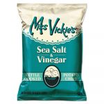 Kettle Cooked Sea Salt & Vinegar Potato Chips, 1.375 oz Bag, 64/Carton