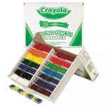 Colored Woodcase Pencil Classpack, 3.3mm, 33 EA of 14 Ast Colors + 12 Sharpeners