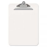 Plastic Clipboard with High Capacity Clip, 1" Capacity, Holds 8 1/2 x 11, Clear