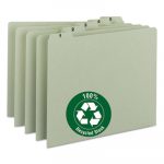 Recycled Top Tab File Guides, Daily, 1/5 Tab, Pressboard, Letter, 31/Set
