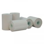 Deluxe Direct Thermal Print Paper Rolls, 0.5" Core, 2.25" x 55 ft, White, 50/Carton