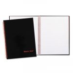 Twinwire Hardcover Notebook Plus Pack, Wide/Legal Rule, Black, 11 x 8.5, 70 Pages, 2/Pack