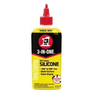 3-IN-ONE Professional Silicone Lubricant, 4 oz Bottle, 12/CT
