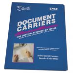 Document Carrier for Copying, Scanning, Faxing, 8 1/2" x 11", Clear, 10/Pack