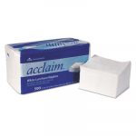 Acclaim Luncheon Napkins, 1-Ply, 12.5 x 11.5, White, 500/pack