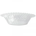 Classicware Plastic Dinnerware, Bowls, Clear, 10 oz, 18/Pack, 10 Packs/CT