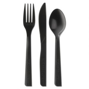 100% Recycled Content Cutlery Kit - 6", 250/CT