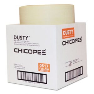 Disposable Dust Cloths, 7 7/8 x 11, Yellow, Rayon/Poly, 350 per Roll, 1 Roll/CT