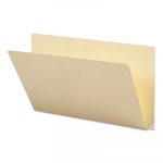 Extended End Tab Manila Folders, Straight Tab, Legal Size, 100/Box