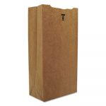 Grocery Paper Bags, 6.13" x 12.44", Kraft, 2,000/Carton