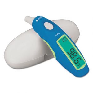 Deluxe Instant Ear Thermometer, Digital, Blue