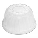 D-T Sundae/Cold Cup Lids, Fits Foam Cups, Clear, 500/Carton