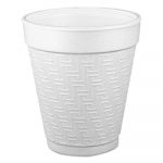 Small Foam Drink Cup, 10 oz, Hot/Cold, White, 25/Bag, 40 Bags/Carton