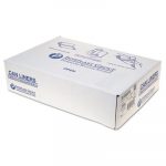 Low-Density Commercial Can Liners, 60 gal, 1.15 mil, 38" x 58", Clear, 100/Carton