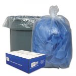 Linear Low-Density Can Liners, 33 gal, 0.63 mil, 33" x 39", Clear, 250/Carton