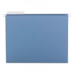 Color Hanging Folders with 1/3 Cut Tabs, Letter Size, 1/3-Cut Tab, Blue, 25/Box