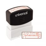Message Stamp, FAXED, Pre-Inked One-Color, Red