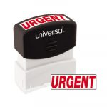 Message Stamp, URGENT, Pre-Inked One-Color, Red