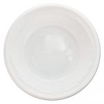 Famous Service Impact Plastic Dinnerware, Bowl, 5-6 oz, White, 125/Pack