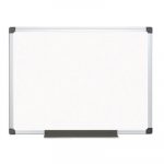 Porcelain Value Dry Erase Board, 36 x 48, White, Aluminum Frame