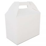 Carryout Barn Boxes, 8 7/8 x 5 x 6 3/4, White, 150/Carton